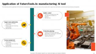 Impact Of AI Tools In Industrial Processes Powerpoint Presentation Slides AI CD V Content Ready Compatible