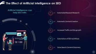 Impact Of Artificial Intelligence On SEO Training Ppt