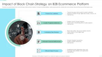Impact Of Block Chain Strategy On B2B Ecommerce Platform