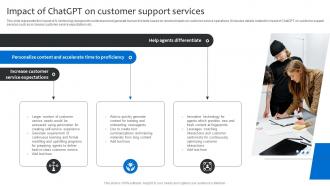 Impact Of ChatGPT On Customer Support Services Strategies For Using ChatGPT SS V
