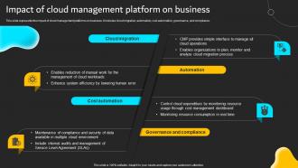 Impact Of Cloud Management Platform On Implementation Of ICT Strategic Plan Strategy SS