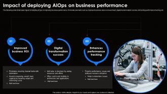 Impact Of Deploying AIOps On Business Ai For Effective It Operations Management AI SS V