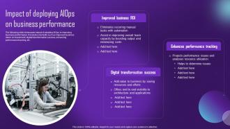 Impact Of Deploying Aiops On Business Comprehensive Aiops Guide Automating IT AI SS