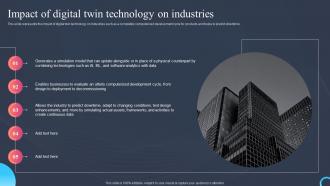 Impact Of Digital Twin Technology On Industries Process Digital Twin