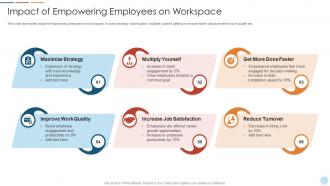 Impact Of Empowering Employees On Workspace