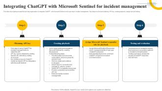 Impact Of Generative Integrating ChatGPT With Microsoft Sentinel For Incident Management AI SS V