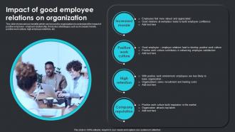 Impact Of Good Employee Relations On Organization Employee Engagement Plan To Increase Staff