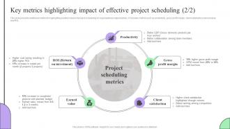 Impact Of Good Project Scheduling Creating Effective Project Schedule Management System Appealing Visual