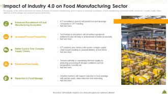 Impact Of Industry 4 0 On Food Manufacturing Sector Industry Overview Of Food