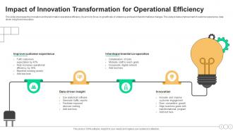 Impact Of Innovation Transformation For Operational Efficiency
