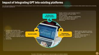 Impact Of Integrating GPT Into Existing Platforms Revolutionizing Future With GPT ChatGPT SS V