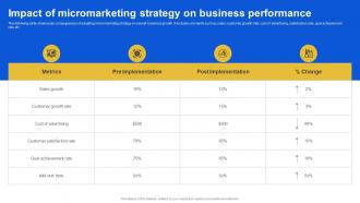 Impact Of Micromarketing Strategy On Introduction To Micromarketing Customer MKT SS V