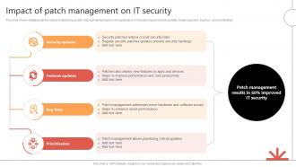 Impact Of Patch Management On IT Security
