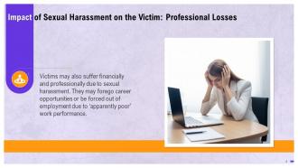 Impact Of Sexual Harassment On Victims Training Ppt Idea Template