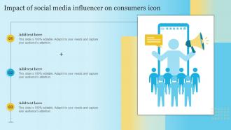 Impact Of Social Media Influencer On Consumers Icon