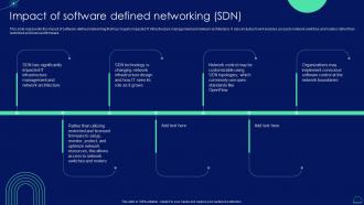 Impact Of Software Defined Networking SDN Ppt Designs