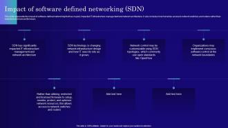 Impact Of Software Defined Networking SDN Software Defined Networking IT