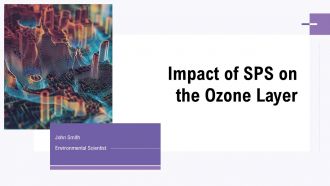 Impact Of SPS On The Ozone Layer PPT Example ACP