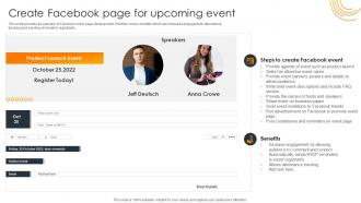 Impact Of Successful Product Launch Event Create Facebook Page For Upcoming Event