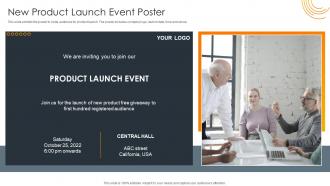 Impact Of Successful Product Launch Event New Product Launch Event Poster
