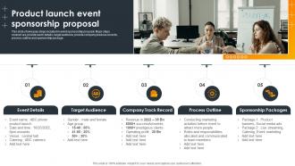 Impact Of Successful Product Launch Event Product Launch Event Sponsorship Proposal