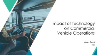 Impact Of Technology On Commercial Vehicle Operations PPT PowerPoint AT