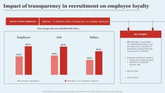 Impact Of Transparency In Recruitment Optimizing HR Operations Through