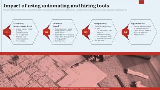 Impact Of Using Automating And Hiring Tools Optimizing HR Operations Through
