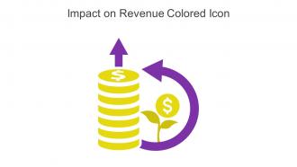 Impact On Revenue Colored Icon In Powerpoint Pptx Png And Editable Eps Format