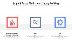 Impact social media accounting auditing ppt powerpoint ideas topics cpb