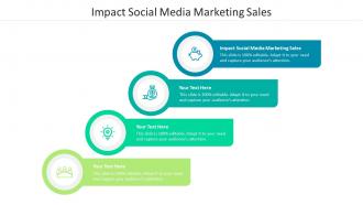 Impact social media marketing sales ppt powerpoint presentation infographic template portrait cpb