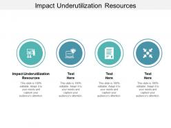 Impact underutilization resources ppt powerpoint presentation layouts graphics design cpb