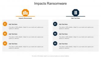 Impacts Ransomware In Powerpoint And Google Slides Cpb