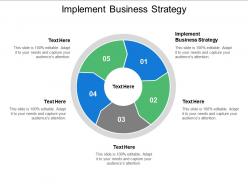 Implement business strategy ppt powerpoint presentation summary example file cpb