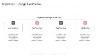 Implement Change Healthcare In Powerpoint And Google Slides Cpb