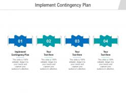 Implement contingency plan ppt powerpoint presentation portfolio example cpb