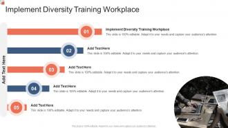 Implement Diversity Training Workplace In Powerpoint And Google Slides Cpb