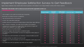 Implement employee satisfaction developing employee experience strategy organization
