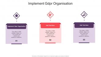 Implement GDPR Organisation In Powerpoint And Google Slides Cpb