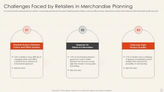 Implement Merchandise Improve Sales Challenges Faced By Retailers In Merchandise Planning