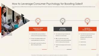 Implement Merchandise Improve Sales How To Leverage Consumer Psychology For Boosting Sales