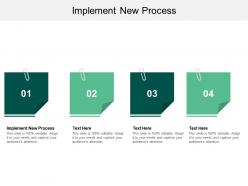 Implement new process ppt powerpoint presentation styles example cpb