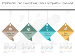 Implement plan powerpoint slides templates download