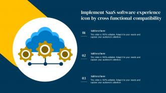 Implement Saas Software Experience Icon By Cross Functional Compatibility