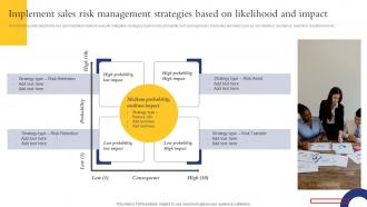Implement Sales Risk Management Strategies Based Implementing Sales Risk Management