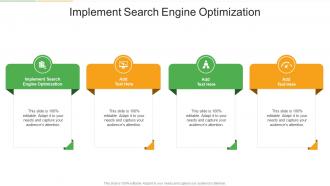 Implement Search Engine Optimization In Powerpoint And Google Slides Cpb