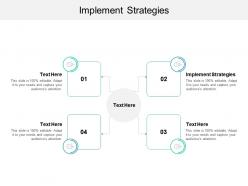 Implement strategies ppt powerpoint presentation portfolio format cpb