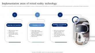 Implementation Areas Of Mixed Reality Technology