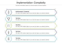 Implementation complexity ppt powerpoint presentation images cpb