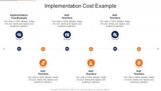 Implementation Cost Example In Powerpoint And Google Slides Cpb